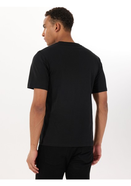 Bisiklet Yaka Siyah Erkek T-Shirt 12288506_JCOOLE Tee Ss Crew Neck Bs