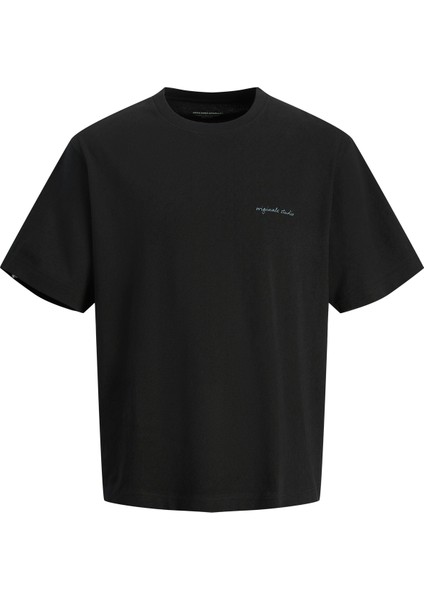 Bisiklet Yaka Siyah Erkek T-Shirt 12273388_JORMARRAKESH Sketch Tee Ss