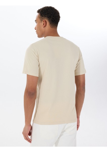 Bisiklet Yaka Gri Erkek T-Shirt 12288526_JCOBEYOND Tee Ss Crew Neck