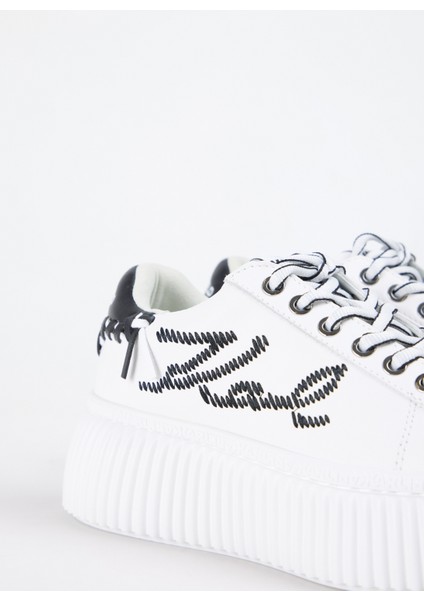 Beyaz Kadın Sneaker KL42372 indirimleri