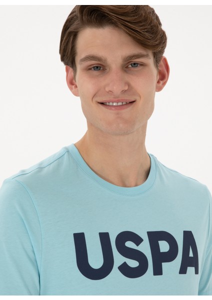 Bisiklet Yaka Mavi Erkek T-Shirt Geart fiyatları