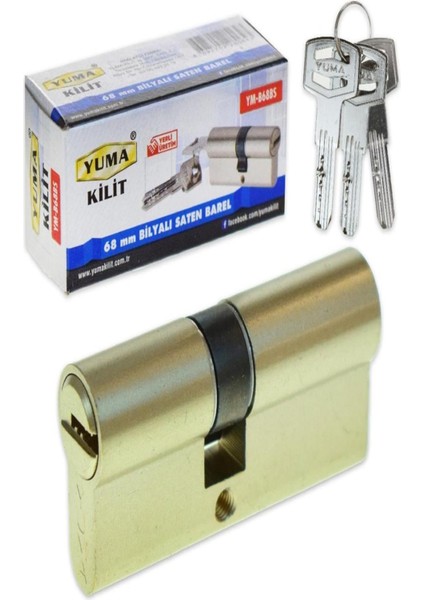 Yuma Bilyalı Barel Saten Kutulu YM-B68BS