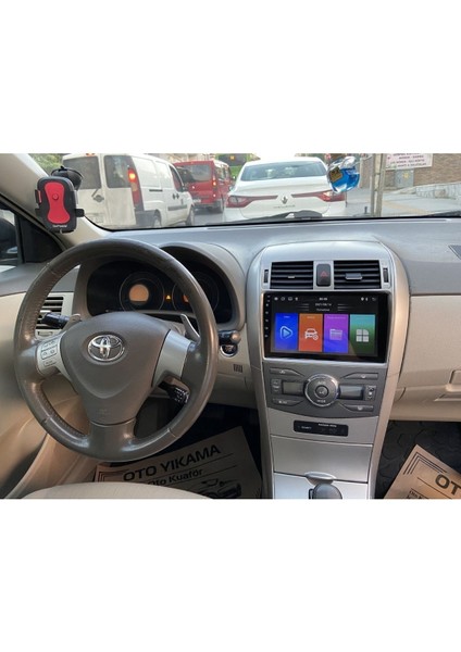 Toyota COROLLA(2007-2013) 9'' ANDROİD-2GBRAM-32GB-KABLOSUZ Car Play-Wifi-Fm-Mp3-Bt-Mp5-Hd Geri Görüş Kamera Hediyedirr