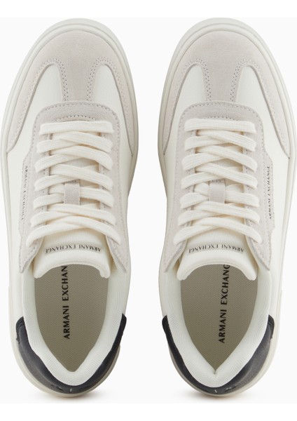 Beyaz - Siyah Kadın Sneaker XDX181 modelleri
