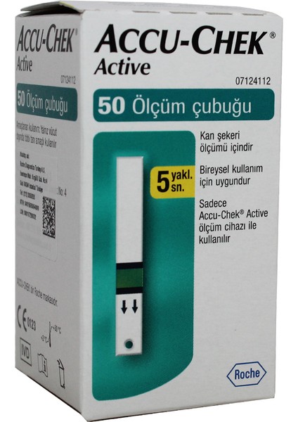 Accu-Chek Şeker Strip Active 50LI