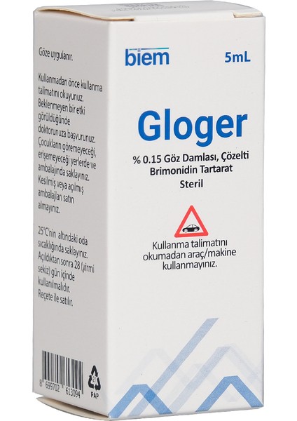 Gloger Goz Damlası Cozeltı 0,15