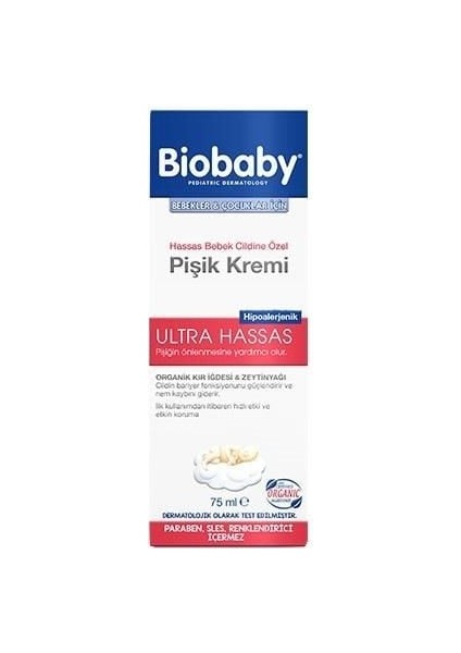 Bıobaby Pişik Giderici Krem 75 ml