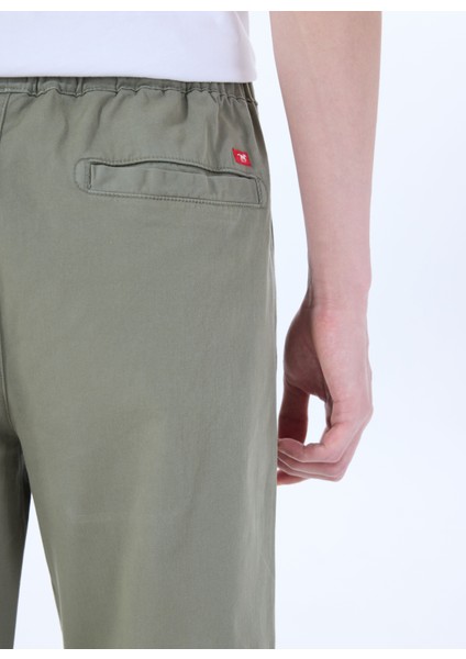 Lastikli Paça Haki Erkek Kargo Pantolon M5SM-PNT1316