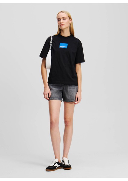 Jeans Yüksek Bel Normal Antrasit Kadın Denim Şort A2W10040