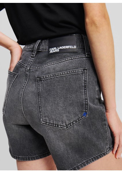Jeans Yüksek Bel Normal Antrasit Kadın Denim Şort A2W10040 modelleri