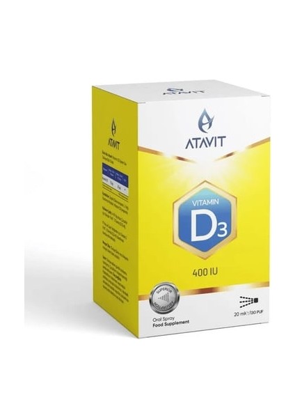 D3 400 Iu Oral Spray 20 ml