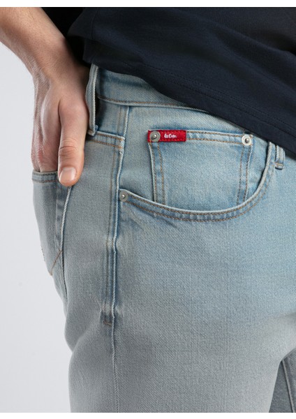 Normal Bel Slim Tapered Erkek Denim Pantolon 252 Lcm 121063 London Posey Lıght modelleri