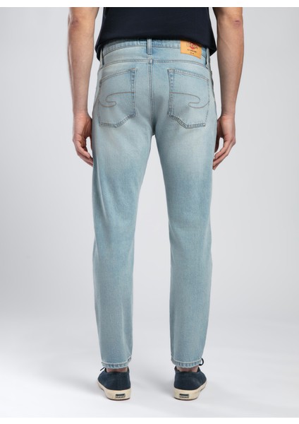 Normal Bel Slim Tapered Erkek Denim Pantolon 252 Lcm 121063 London Posey Lıght fırsatları