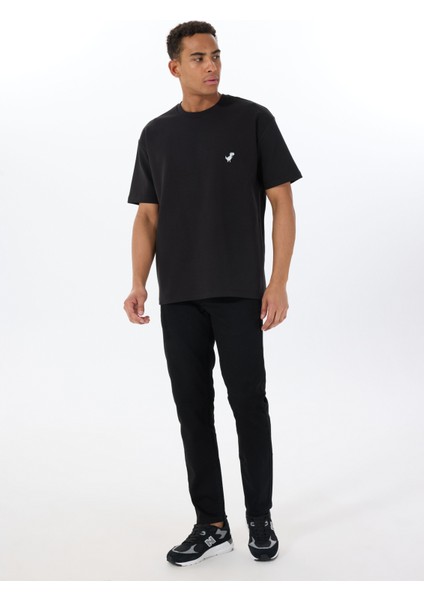 Gmg Fırenze Bisiklet Yaka Siyah Erkek T-Shirt GU25MSS03018 fiyatları