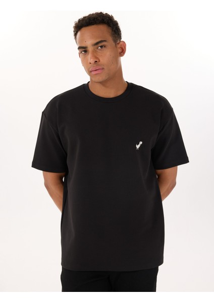 Gmg Fırenze Bisiklet Yaka Siyah Erkek T-Shirt GU25MSS03018 modelleri