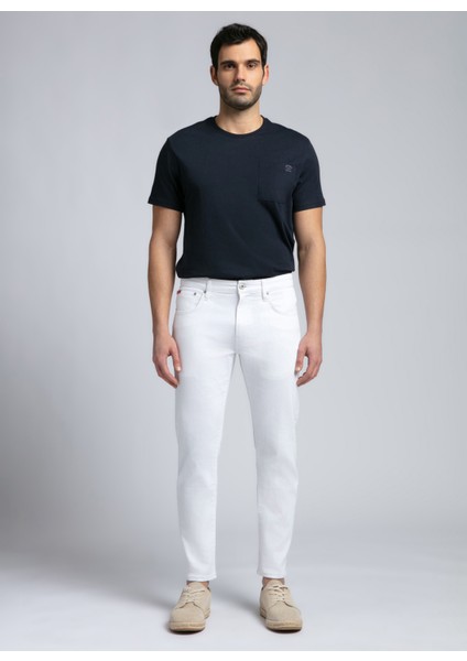 Normal Bel Slim Tapered Erkek Denim Pantolon 252 Lcm 121061 London Cedef Weft
