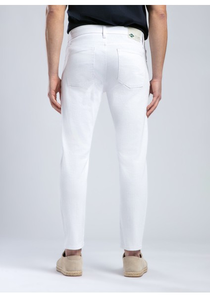 Normal Bel Slim Tapered Erkek Denim Pantolon 252 Lcm 121061 London Cedef Weft