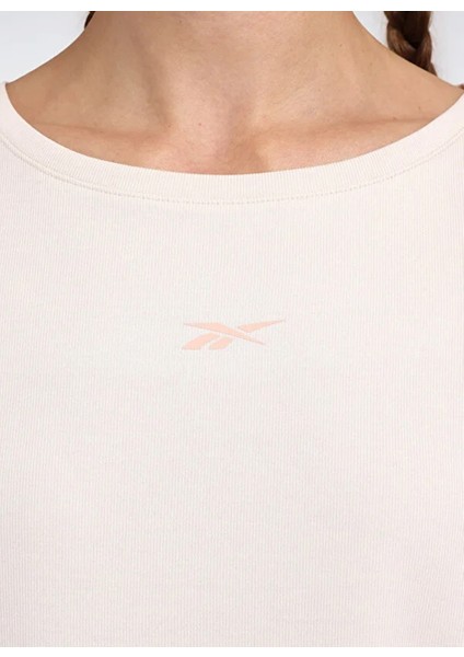 Lc 9045 Rela Tee Bej Yuvarlak Yaka Regular Fit Kadın T-Shirt modelleri