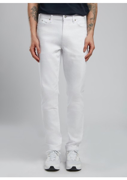 Yüksek Bel Slim Fit Erkek Denim Pantolon 252 Lcm 121027 Jack Cedef Weft