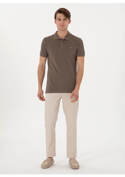 Normal Bel Normal Paça Taş Erkek Chino Pantolon Mıches