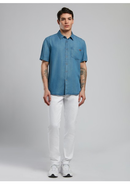 Yüksek Bel Slim Fit Erkek Denim Pantolon 252 Lcm 121027 Jack Cedef Weft