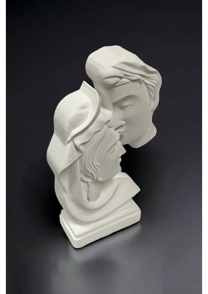 Sevgili Çift Heykeli Biblo Sevgililer Günü 18 x 8 x 4 cm modelleri