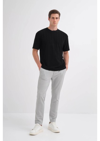 Bisiklet Yaka Siyah Erkek T-Shirt 4261 fiyatları