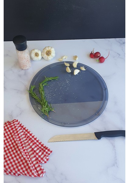 Kanallı Cam Kesme Tahtası - Cam Kesme Tablası | Füme Cam | ÇAP32CM | Patentli Ürün fiyatları