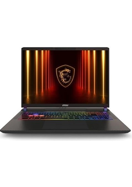 Msı 16" Vector 16 Hx Aı A2XWHG-091XTR Ultra 7 255HX-64GB Ddr5 RAM-12GB RTX5070TI-1TB Nvme-Fdos 144HZ