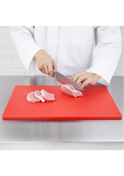 Kırmızı Polietilen Kesim Tahtası 40X60X2 cm modelleri