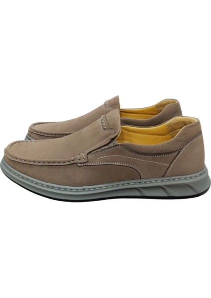 King Shoes 4006 Yazlık Kahverengi Erkek Ayakkabı