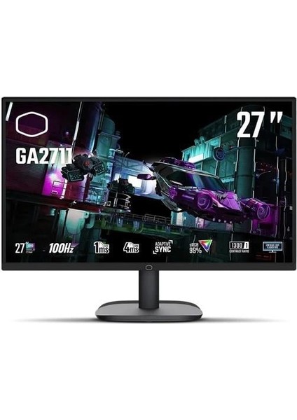 Coolermaster 27" IPS GA2711 1ms 100HZ Hdmı-Dp Gamıng Monitör