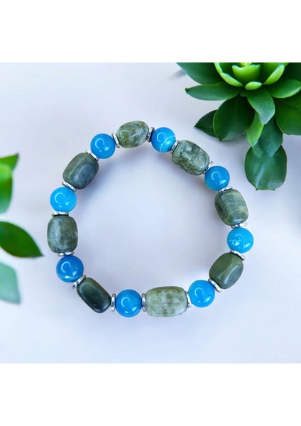 Yeşim Taşı Bileklik Akik Taşı Bileklik Özel Tasarım Hakiki Doğal Taş Bileklik Hediyelik Ürünler