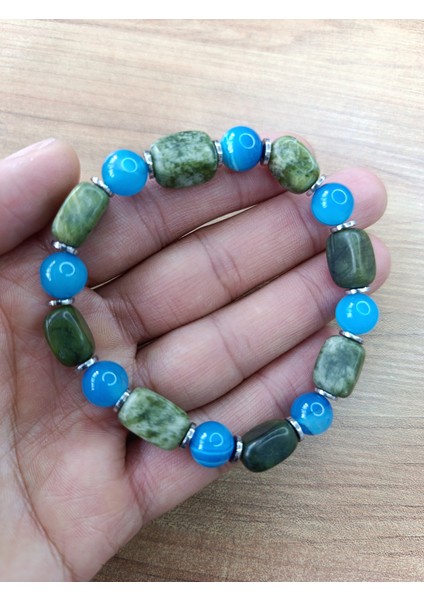 Yeşim Taşı Bileklik Akik Taşı Bileklik Özel Tasarım Hakiki Doğal Taş Bileklik Hediyelik Ürünler modelleri