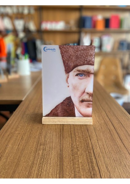100.YILA Özel Atatürk Portresi Masaüstü Hediyelik Dekoratif 001