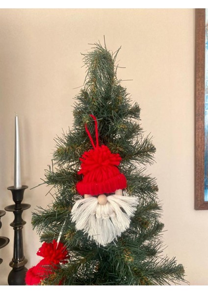 3'lü Bıyıklı Noel Baba/yeni Yıl-Yıl Başı Ağacı, Kapı, Duvar, Mutfak Süsü
