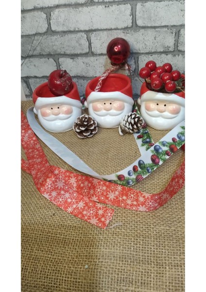 Noel Baba Suklent Kaktüs Saksısı Noel Saksı KIRMIZI-1ADET fiyatları