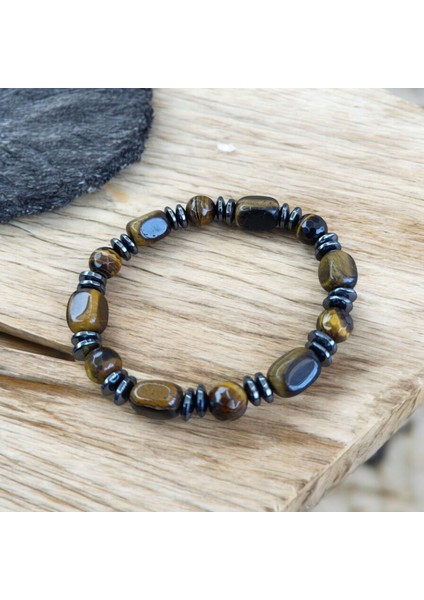 Kaplan Gözü Bileklik Özel Tasarım Hakiki Doğal Taş Bileklik Hediyelik Ürünler fırsatları