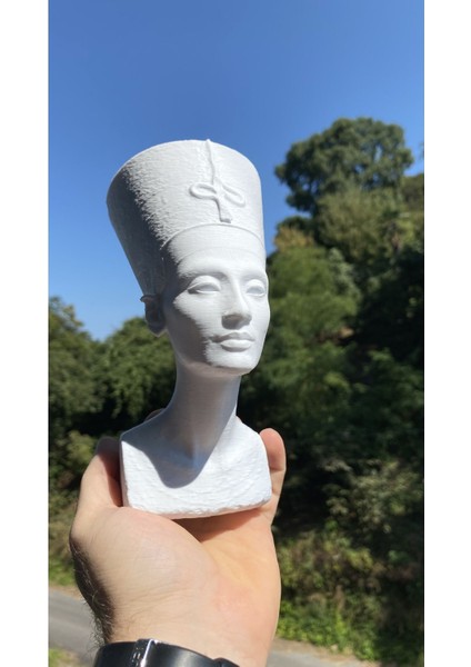 Mısır Kraliçesi Nefertiti Dekoratif Obje Kitaplık Dekor Hediyelik Biblo