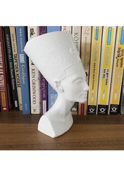 Mısır Kraliçesi Nefertiti Dekoratif Obje Kitaplık Dekor Hediyelik Biblo indirimleri