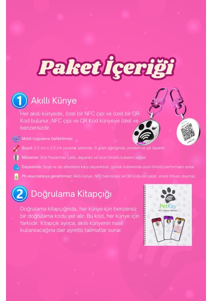 Köpekler Için Akıllı Künye, Nfc Dijital Isimlik Ve Tasma Künyesi Qr Kod Künye Paslanmaz Çelik Turuncu isimli Köpek Tasması, Köpek isimlik