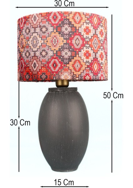 Velaska Handmade Dekoratif Seramik Abajur fiyatları