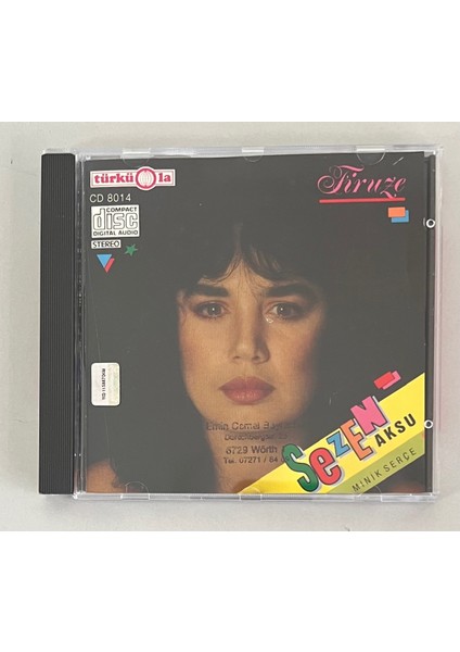 Sezen Aksu Minik Serçe Firuze CD (Türküola CD 8014 Orijinal 1984 Dönem Alman Baskı Cd)