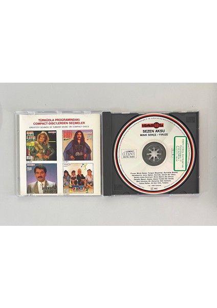 Sezen Aksu Minik Serçe Firuze CD (Türküola CD 8014 Orijinal 1984 Dönem Alman Baskı Cd)