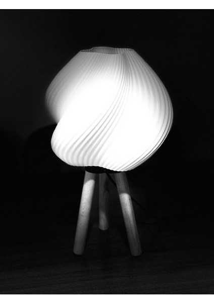 Abajur Ahşap Ayaklı Tasarım Abajur modelleri