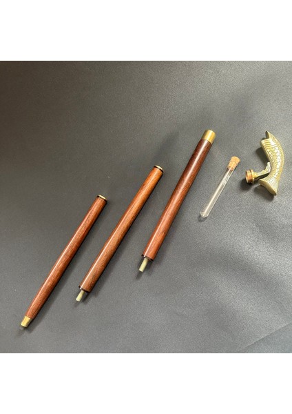 Balık Pirinç Ahşap Baston Gizli Bölmeli fırsatları