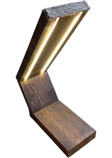 Ahşap Masa Lambası Neon Ledli 10*23*35 fiyatları