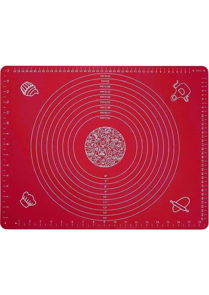 Silikon Ölçülü Çok Amaçlı Hamur Matı Kırmızı fiyatları