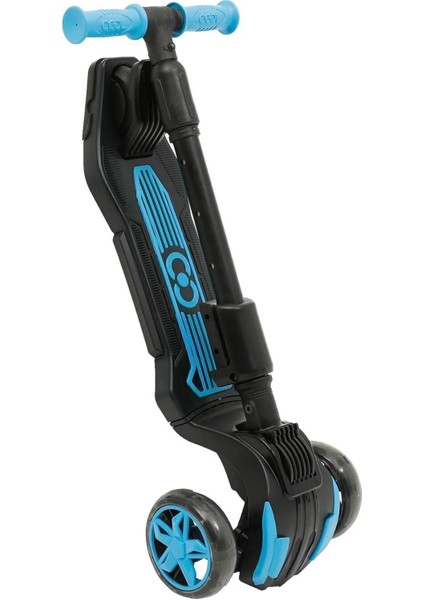 Cool Wheels LED Işıklı Oturaklı Katlanabilir 3 Tekerlekli Scooter