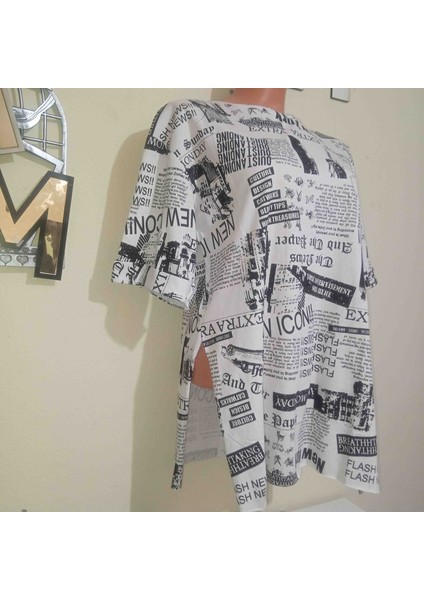 Yırtmaçlı Kadın T-Shirt modelleri